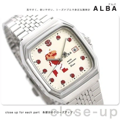 Pre-owned Seiko Alba Super Mario Famicom Design Collaboration Watch 2401m