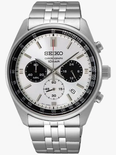Pre-owned Seiko Analog Chrono 100m Quartz Men's Watch Ssb425p1