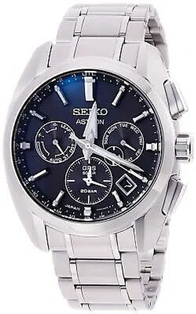 Pre-owned Seiko Astron Sbxc067 Gps Satellite Radio Solar Men's Watch Sapphire Glass