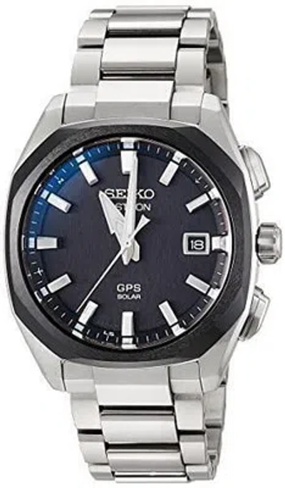 Pre-owned Seiko Astron Sbxd007 Titanium Analog Satellite Radio Gps Watch Men Japan