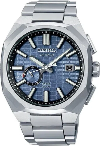 Pre-owned Seiko Astron Sbxd013 Nexter Gps Radio Solar Titanium Watch Men Japan