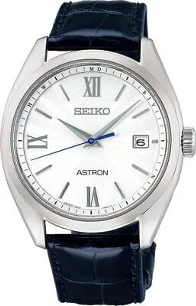 Pre-owned Seiko Astron Sbxy035 Solar Radio Men's Watch Titanium In Box