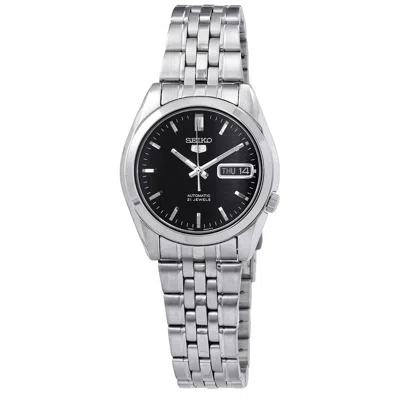 Seiko Automatic Black Dial Men's Watch Snk361k1 In White