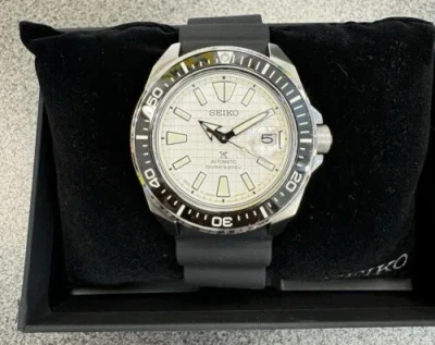 Pre-owned Seiko Automatic Prospex King Samurai Divers Men's Watch Srpe37 Made In Japan