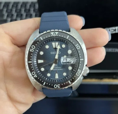 Pre-owned Seiko Automatic Prospex King Turtle Divers Srpf77j1 Made In Japan" (fedex 2 Day)