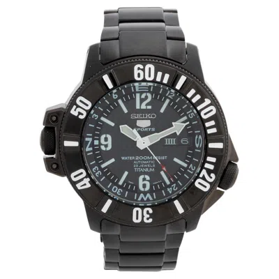 Pre-owned Seiko Black Knight"  5 Sports Ref Skz217k, Limited Edition (3000), Titanium....
