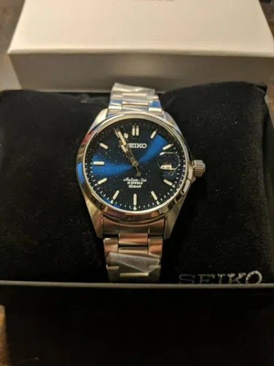 Pre-owned Seiko Blue Unisex Adult Watch - Szsb016