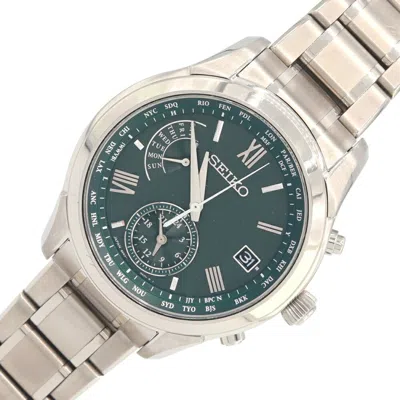 Pre-owned Seiko Brightz Titanium Wristwatch () In Silver