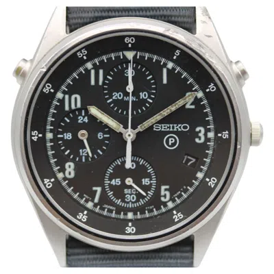 Pre-owned Seiko British Military Chronograph Gen 2 7t27-7a20 – 38mm – Raf Issued – 1994 In Multi