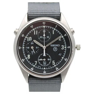 Pre-owned Seiko British Military Chronograph Gen 2 7t27-7a20 – 38mm – Raf Issued – 1995 In Multi