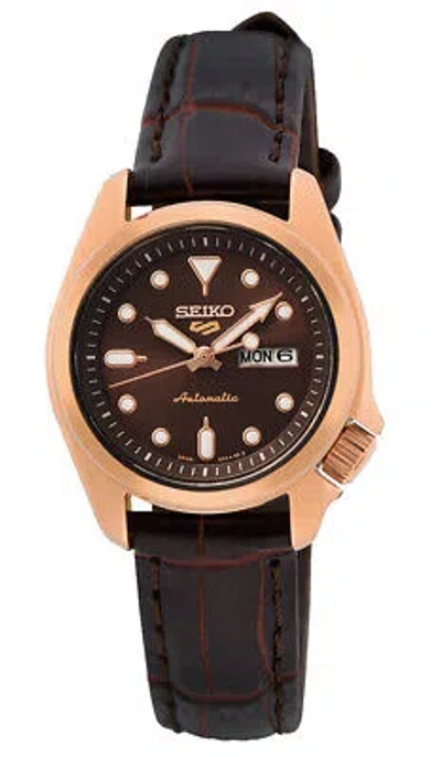 Pre-owned Seiko Brown Womens Analogue Watch Sre006k1
