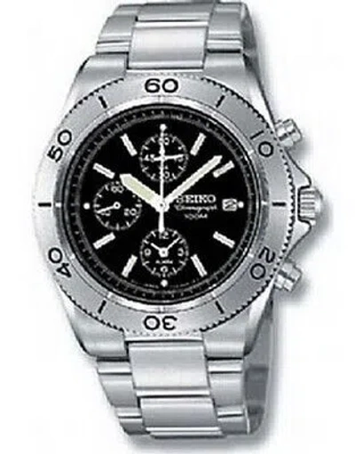 Pre-owned Seiko Chronograph 100m Alarm Men's Watch Sna533p1