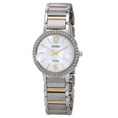 Pre-owned Seiko Classic Lady Eco-drive Mop Dial Ladies Watch Sup469p1