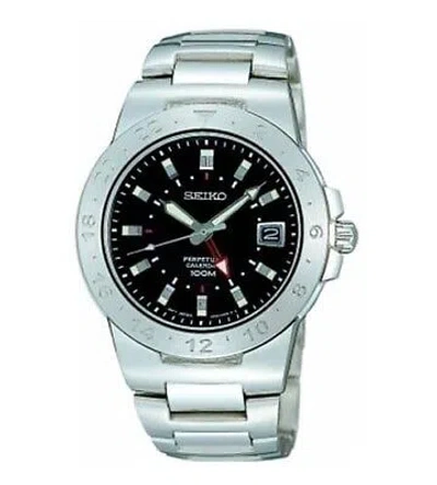 Pre-owned Seiko Classic Slt077p1 Stainless Steel Slt077p1 Quartz Men Watch 42mm Slt077