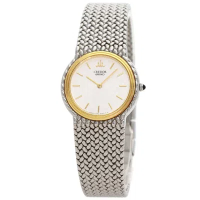 Pre-owned Seiko Cor Stainless Steel Yellow Gold (18k) Wristwatch ()