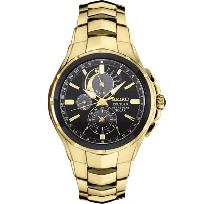Pre-owned Seiko Coutura Ssc700 Perpetual Solar Alarm Chronograph 10 Atm 44.0mm Men's Watch