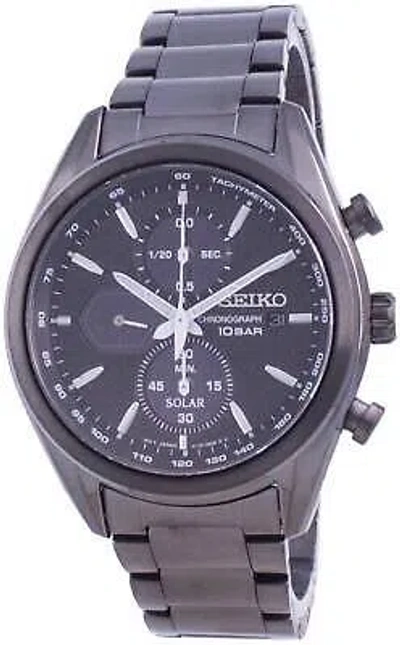 Pre-owned Seiko Discover More Solar Ssc773 Ssc773p1 Ssc773p 100m Men's Watch