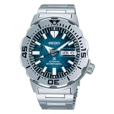 Pre-owned Seiko Diver's Watch Prospex Save The Ocean Special Edition Diver Scuba Sbdy115