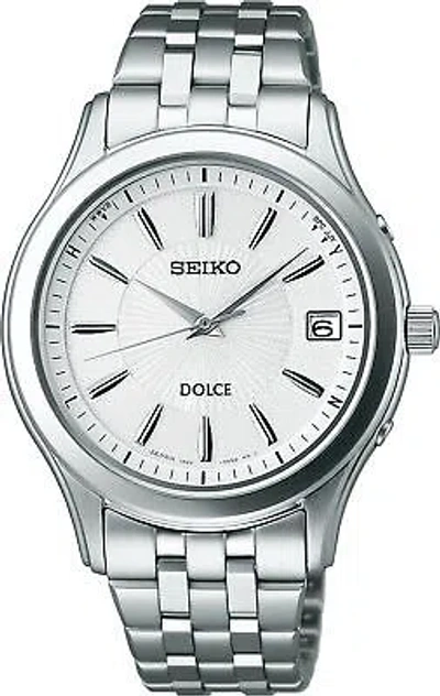 Pre-owned Seiko Dolce Sadz123 Men's Watch Sapphire Glass Super Clear Coating Stainless