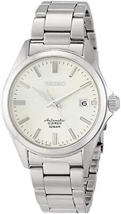 Pre-owned Seiko Dress Line Szsb011 Ivory Mechanical Analog Men's Watch F/s W/tracking