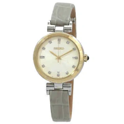 Pre-owned Seiko Dress Quartz Diamond Ladies Watch Srz546