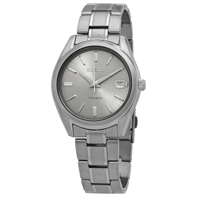 Seiko Essentials Quartz Silver Dial Men's Watch Sur369 In Metallic