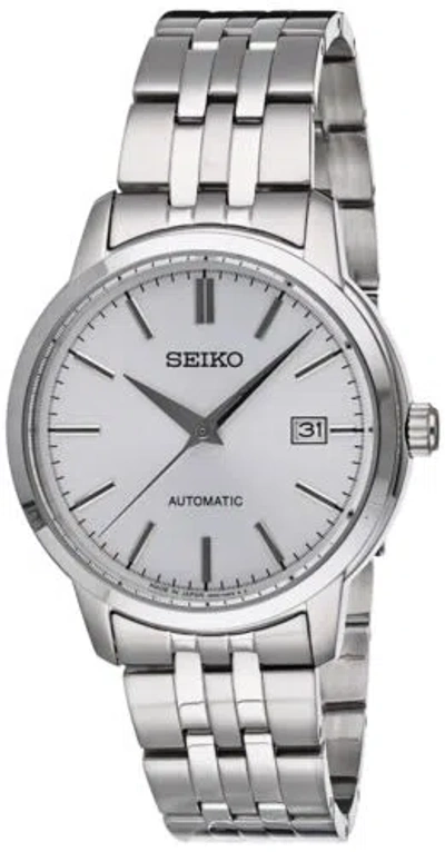 Pre-owned Seiko Essentials Ss Automatic Silver Dial