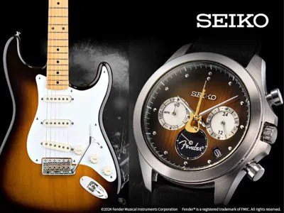 Pre-owned Seiko Fender Stratocaster 70th Anniversary  Collaboration Watch Limited F/s