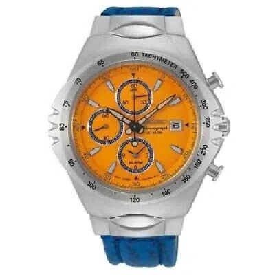 Pre-owned Seiko Giugiaro Design Mackina Sportiva Snaf83pc Men's Watch From Japan