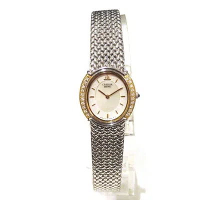 Pre-owned Seiko Gold (18k) Stainless Steel Wristwatch () In Multi