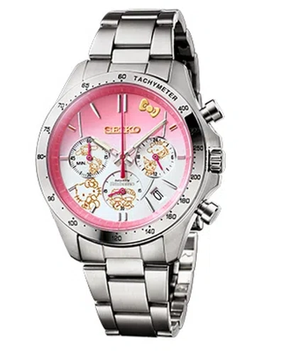 Pre-owned Seiko Hello Kitty Shinkansen Watch 50th Anniversary Limited Pre-oder Jun. 2025 Size M