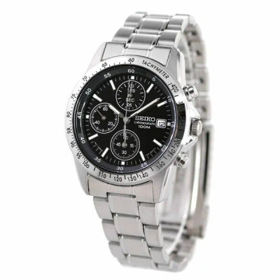 Pre-owned Seiko High Speed Chronograph Snd367p1  Men's Watch Quartz Black Watch Limit