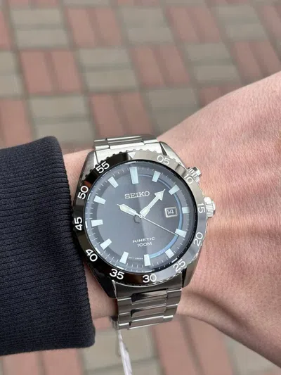 Pre-owned Seiko Kinetic Ska623 Ska623p1 Men's Watch