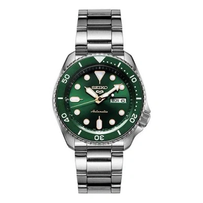 Seiko Leisure Waterproof Automatic Water Ghost Sports Machinery For Men Green In Silver