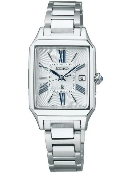 Pre-owned Seiko Lukia Grow Ssvw209 Women's Watch Square Calla Lily 2023