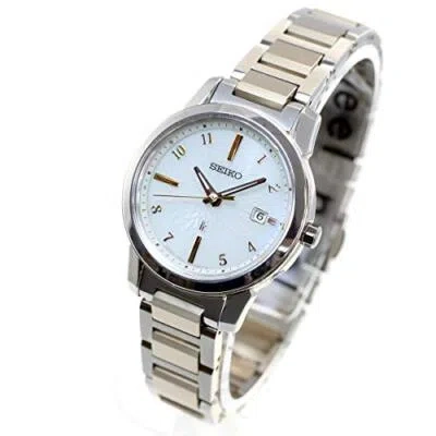 Pre-owned Seiko Lukia I Collection Ssqv082 Titanium Solar Radio Ladies Watch Made In Japan