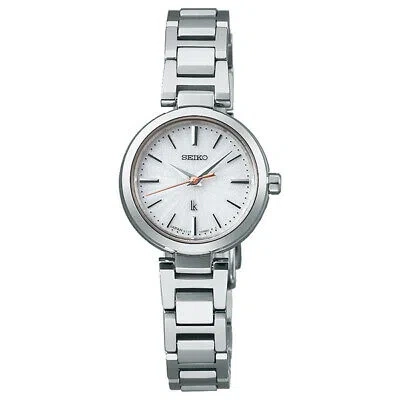 Pre-owned Seiko Lukia I Collection Ssvr139 White Solar Comfotex Women's Watch In Box