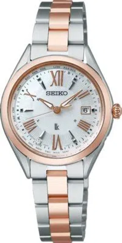 Pre-owned Seiko Lukia Lady Collection Ssqv104 Solor Radio Women's Watch