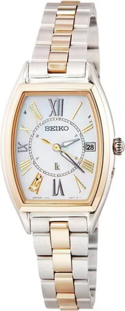 Pre-owned Seiko Lukia Ssqw052 Diamond Silver Adult Classic R Watch Women Box