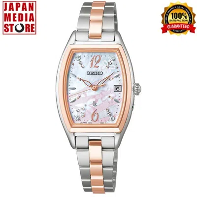 Pre-owned Seiko Lukia Ssqw070 2023 Sakura Blooming Limited Elegant Solar Women Watch