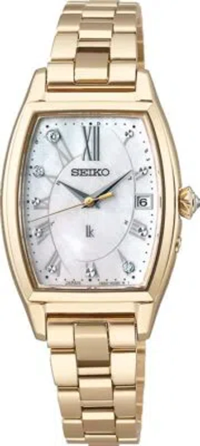 Pre-owned Seiko Lukia Ssqw074 Edenworks Solor Radio Women's Watch