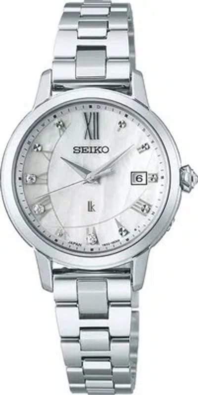 Pre-owned Seiko Lukia Ssvw207 Edenworks Solor Radio Women's Watch