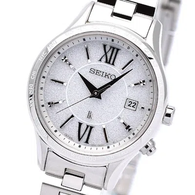 Pre-owned Seiko Lukia Ssvv035 Radio Wave Control Solar Watch Ladies