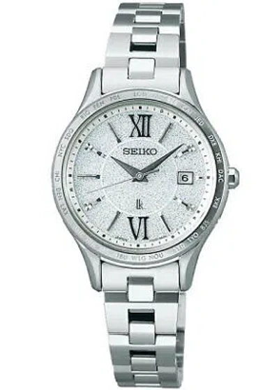 Pre-owned Seiko Lukia Standard Collection Ssvv081 White Women's Watch In Box