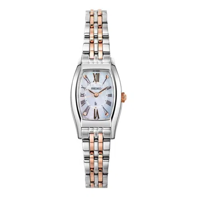 Seiko Lukia Waterproof Quartz Silver In Metallic