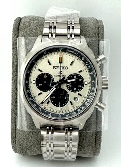 Pre-owned Seiko Luxe Prospex Speedtimer Chronograph Watch Srq047 Watch In Box With Tag
