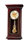 Seiko Mahogany Pendulum Chime Clock In Brown