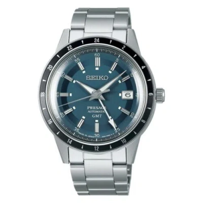 Pre-owned Seiko Man Presage Gmt Automatic Ssk009j1 Ssk009