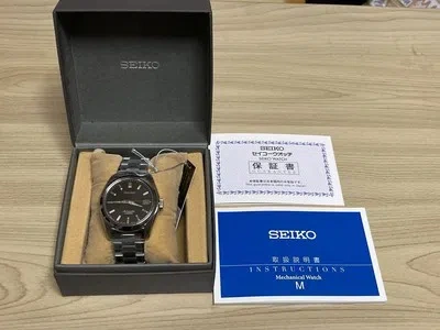 Pre-owned Seiko Mechanical Sarb033 Complete With Accessories Made In Japan