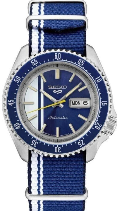 Pre-owned Seiko Men's 5 Sports Automatic Watch Us Special Edition Watch Srpk69